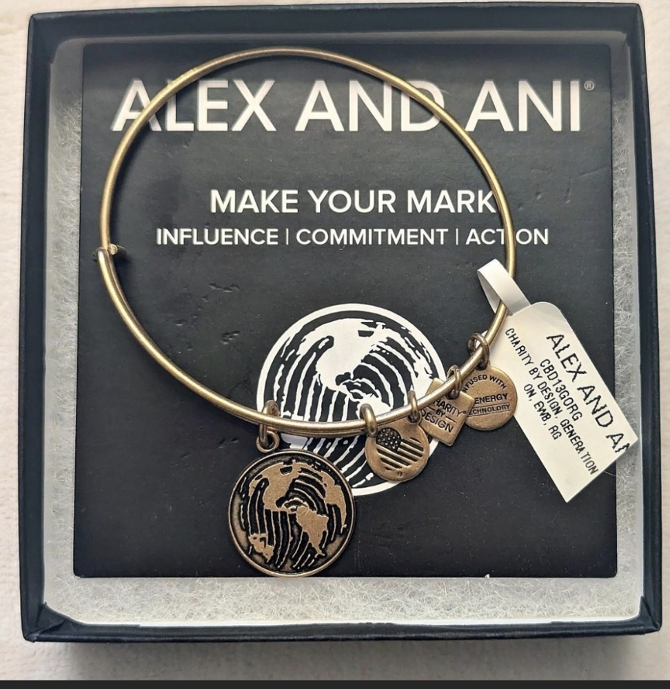 Alex and Ani Earth Charm Bangle